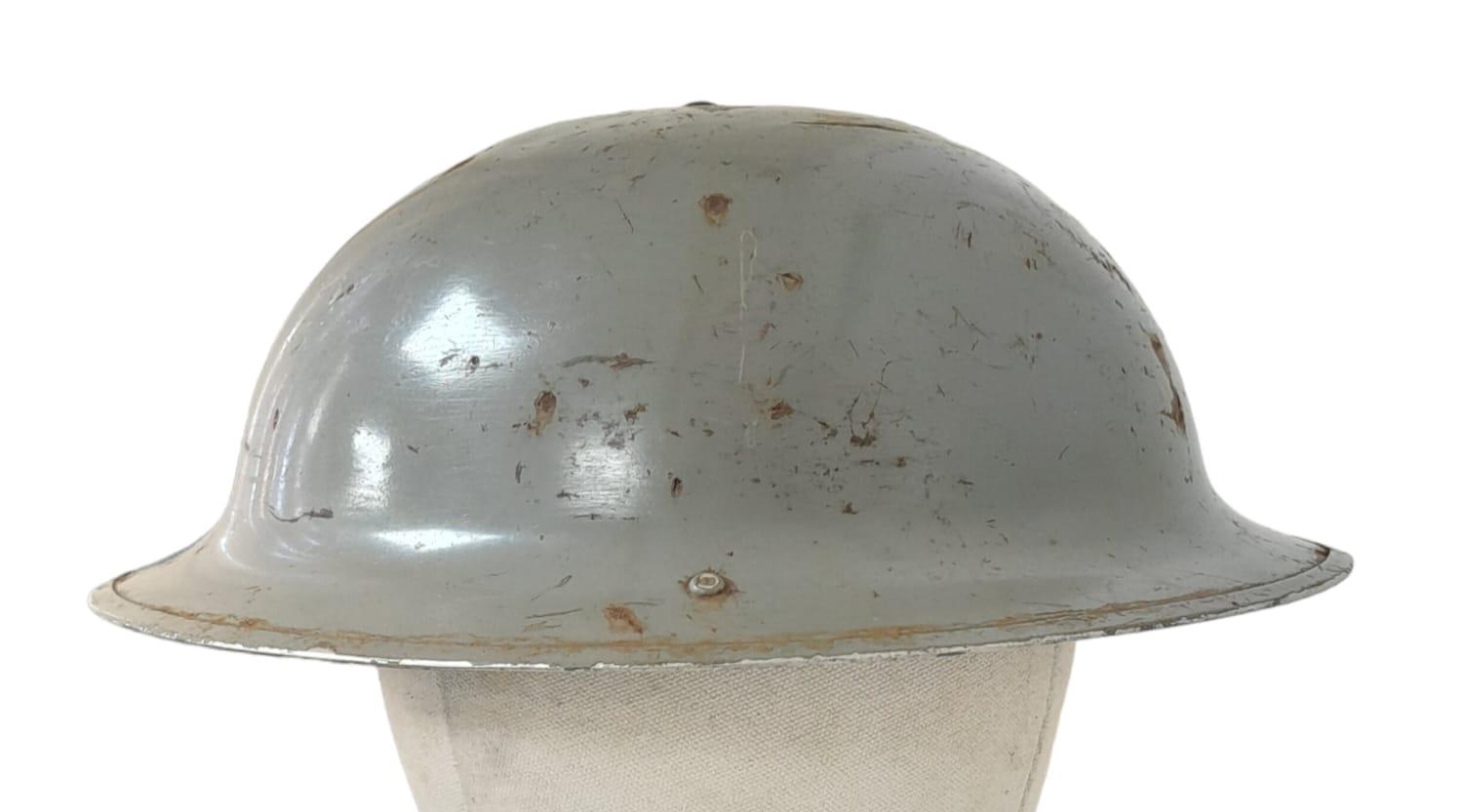 WW2 Canadian Navy Helmet. Maker: Aluminium Goods Co, Toronto. Dated 1941 - Image 2 of 5