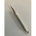 Vintage SILVER TOOTHPICK Having attractive chased design,and complete with a full hallmark for