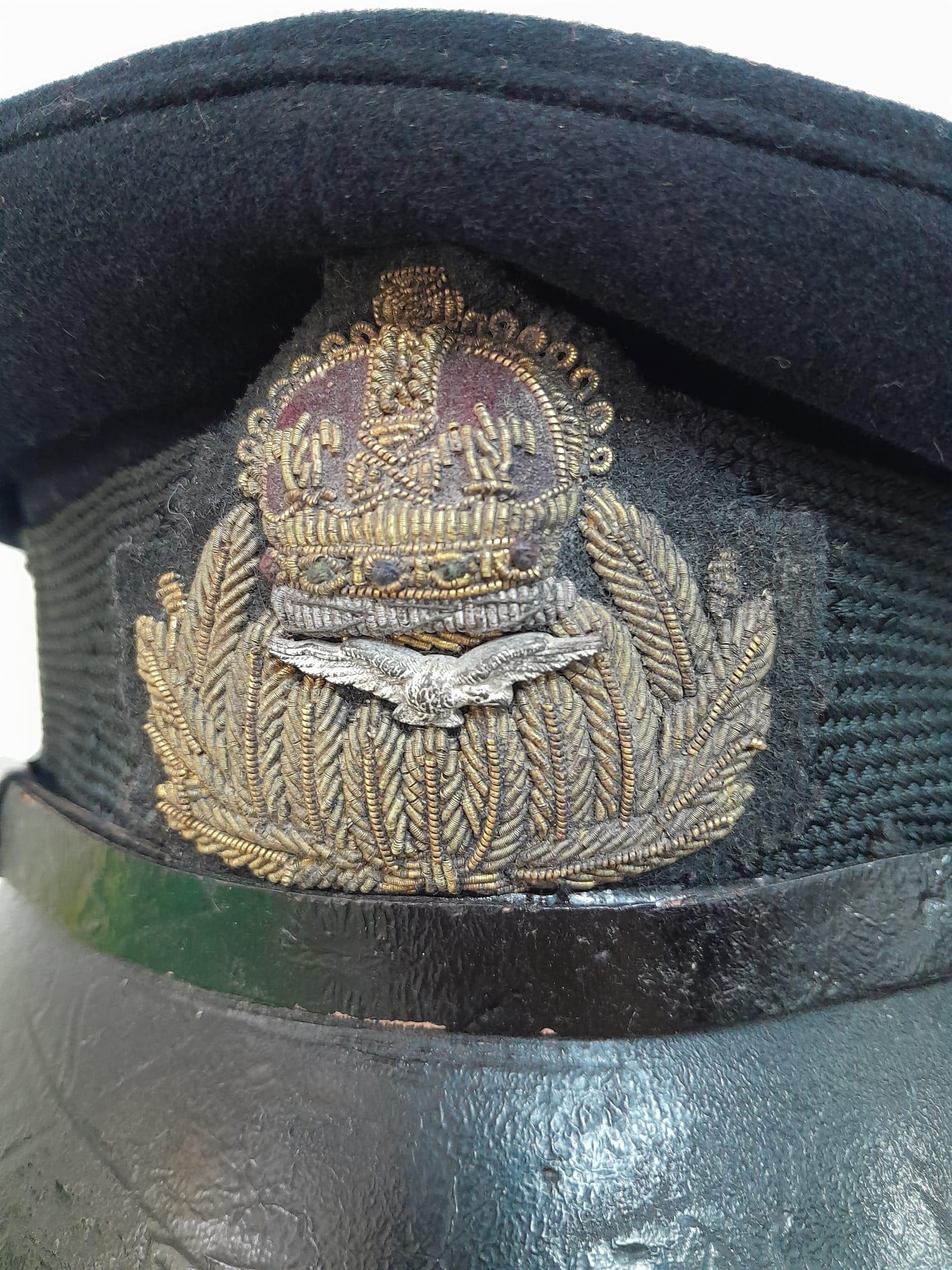 WW1 Royal Naval Air Service Officers Peaked Cap. - Image 7 of 7