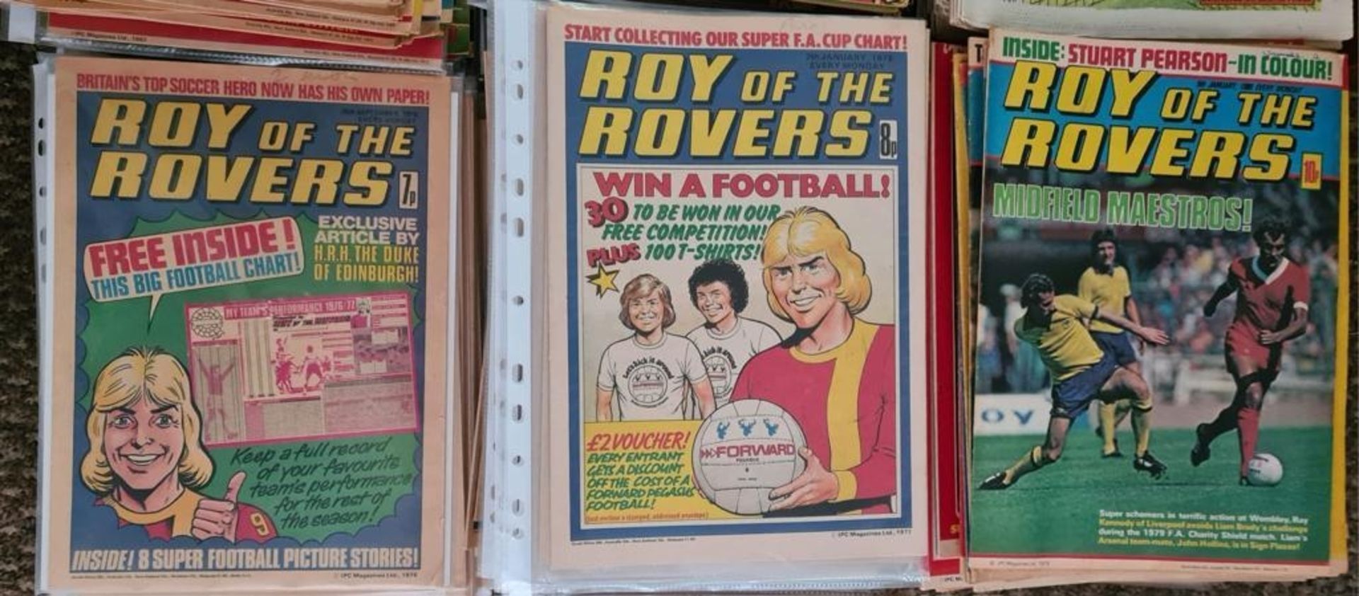 A Supreme Roy of the Rovers Comic Book Collection! Every edition from 1976 - 1995. There are 860 - Bild 5 aus 10