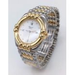 A Chopard Gstaad Quartz Ladies Watch. Bi-metal (gold and stainless steel) bracelet and case -