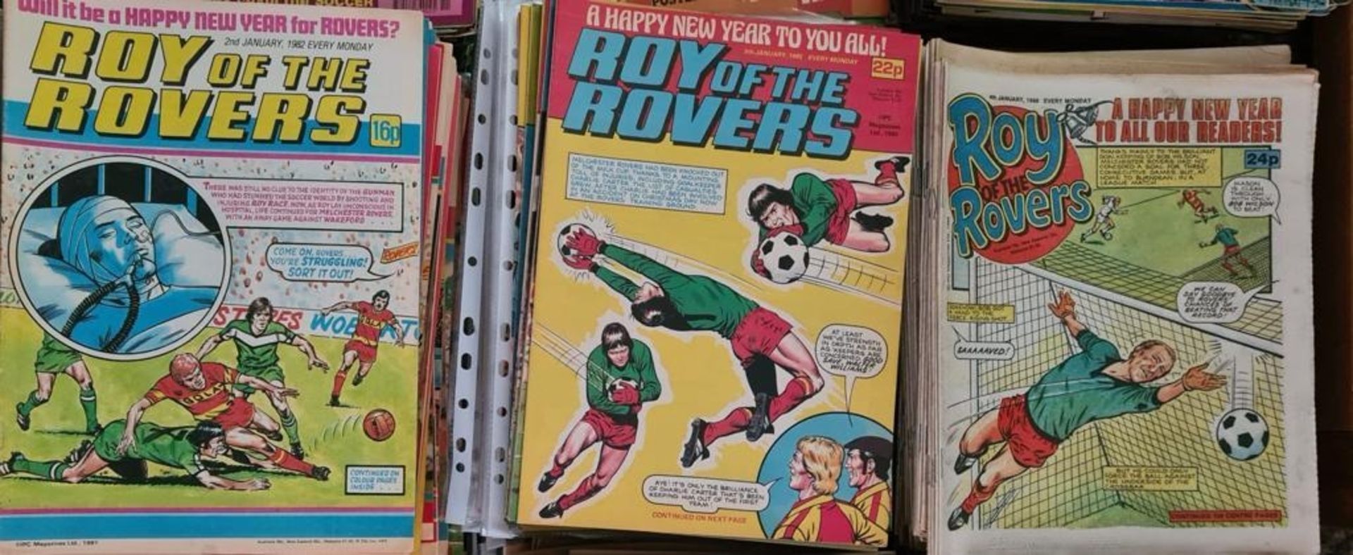 A Supreme Roy of the Rovers Comic Book Collection! Every edition from 1976 - 1995. There are 860 - Bild 4 aus 10