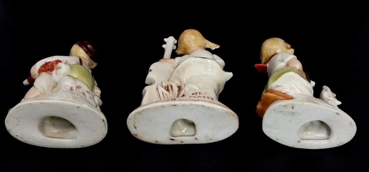Four Hand-Made Vintage German Schaubach Kunst Children Porcelain Figures. All are marked Germany - Image 4 of 6