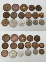 COLLECTION OF 17 COINS TO INCLUDE HALF PENNIES 1919, 1924, 1939, 1946, 1956 & 1965, PENNIES 1928 &
