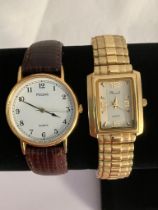 2 X Ladies Quality Quartz WRISTWATCHES. To include a PULSAR 390245 Finished in gold tone , having