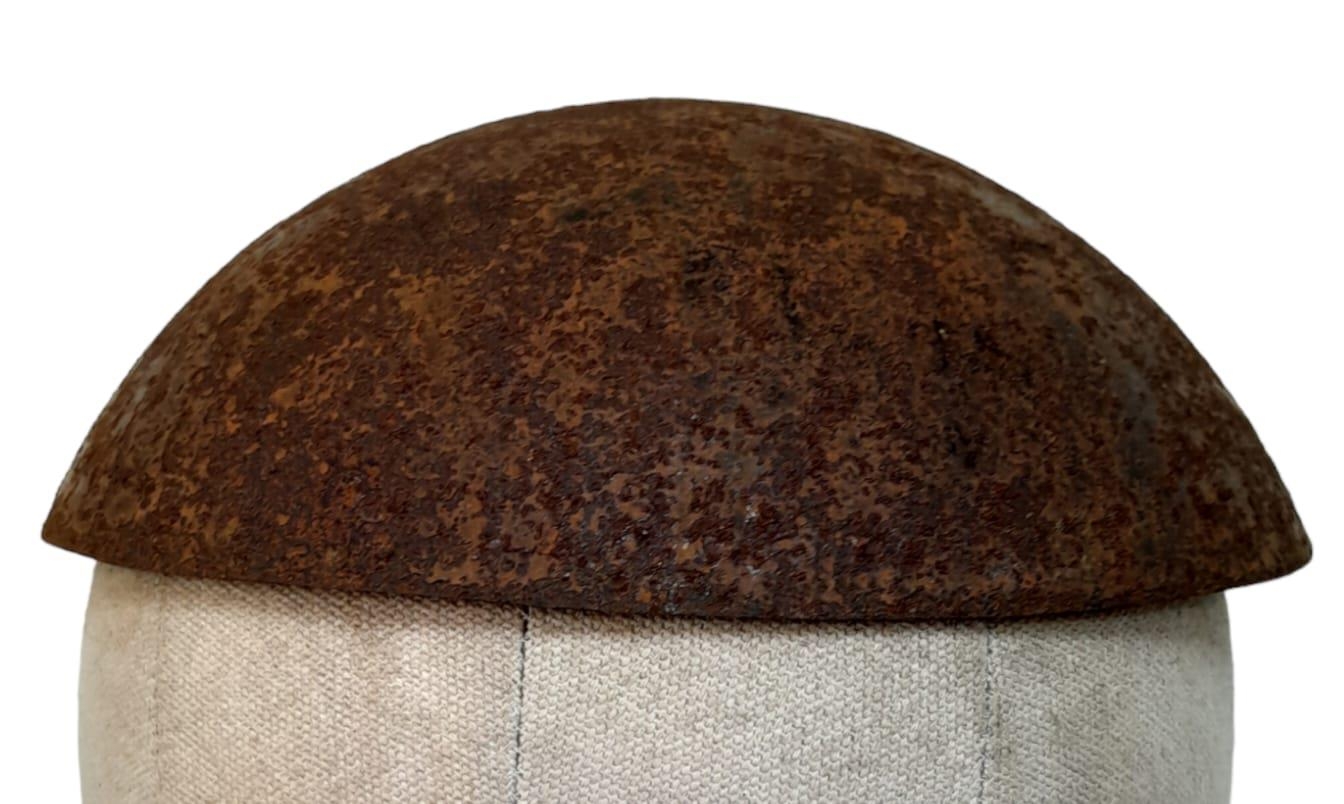 Rare WW1 French Calotte Skull Cap. A very early form of head protection worn under the Kepi cica - Image 2 of 4