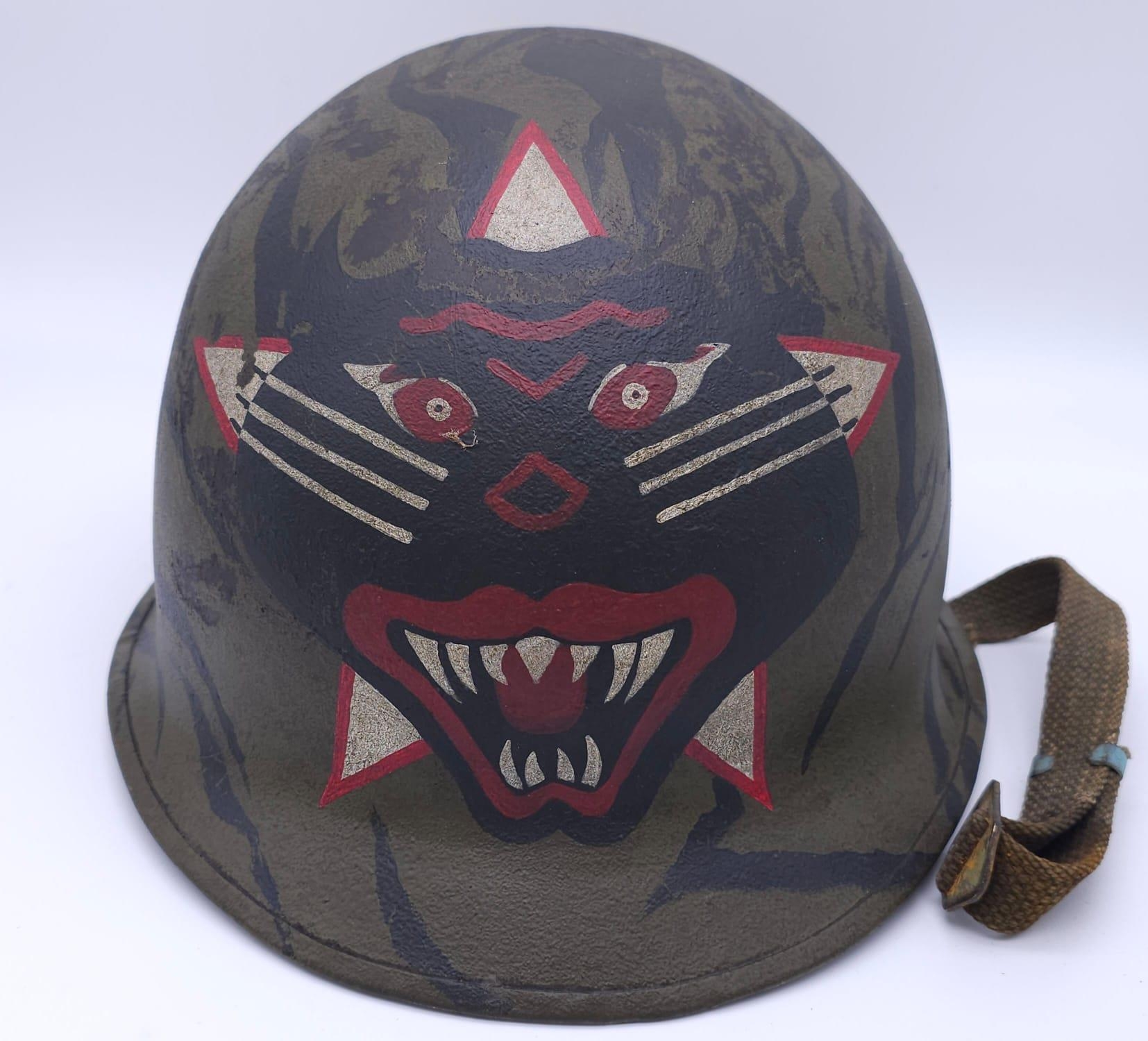 Vietnam War Era A.R.V.N Rangers M1 Helmet.