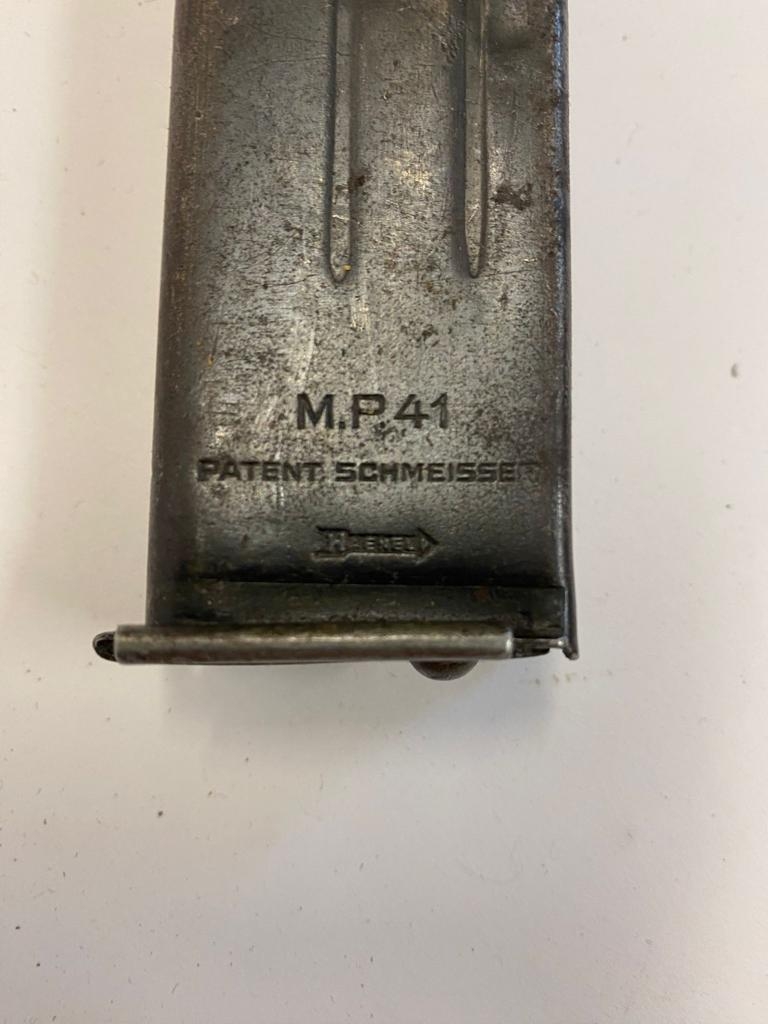 A German WW2 MP41 Magazine. The Waffenamt stamps have been dotted out which suggest it was captured. - Image 2 of 4