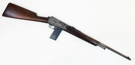 A USA Deactivated Vintage Winchester Calibre .35 Rifle. 55cm barrel length. 104cm total length.