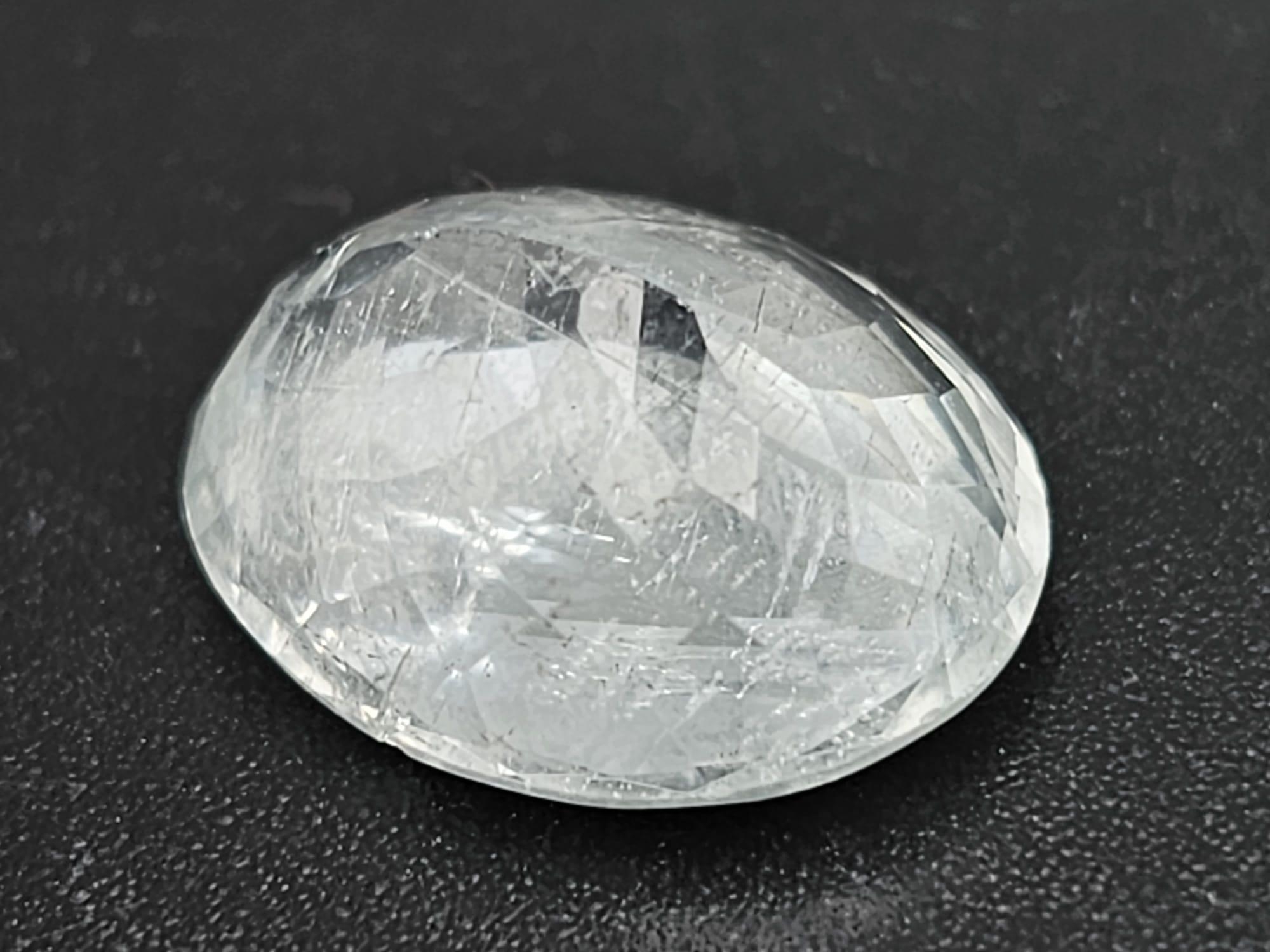 A 7.95ct Madagascan Aquamarine Gemstone. AGI American Lab Certified. - Image 2 of 6