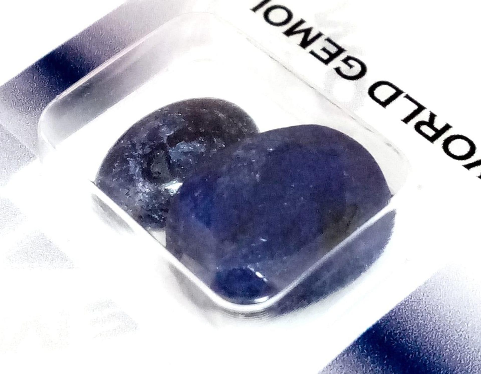 17.77ct of Natural Corundum. Two pieces - oval cut. Comes with a WGI certificate.