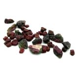 336ct Rough Ruby Zoisite Gemstones Lot. Weight: approx 68.14g