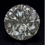 A 1ct Natural Round Cut Diamond.