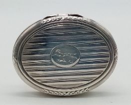 WW2 German .800 Silver Marked Snuff/Pill Box. Hand Etched Insignia of the 116th “Windhund” Panzer