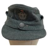 3rd Reich German Field Police M43 Cap.