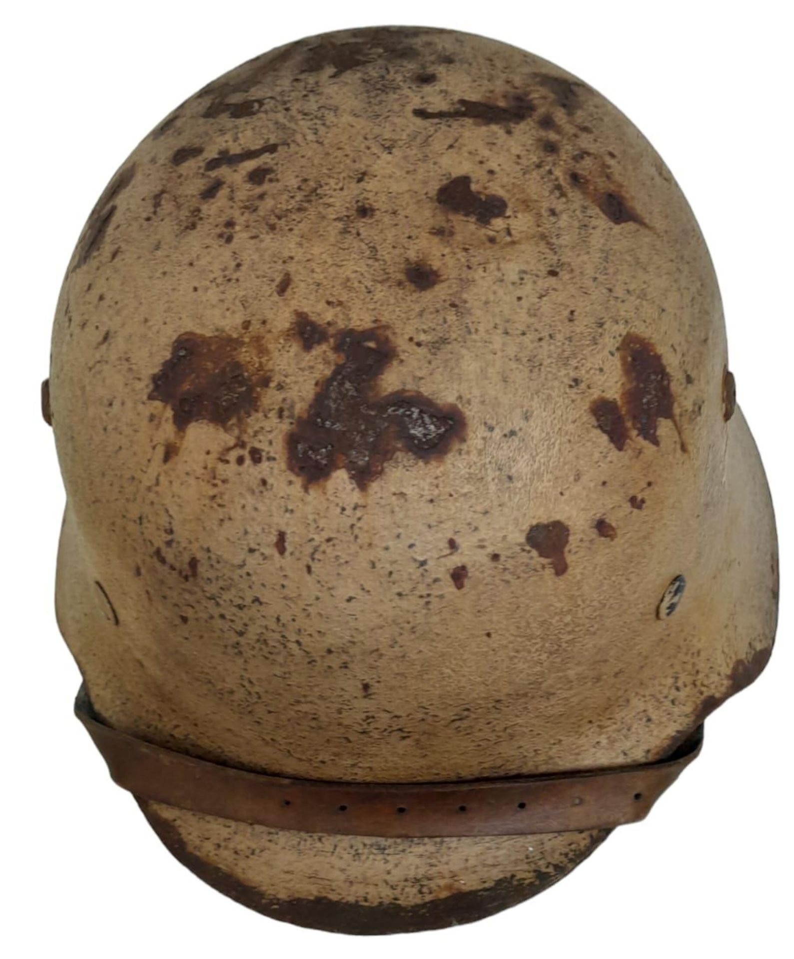 WW2 German M35 Africa Corps Helmet with liner. - Bild 3 aus 9