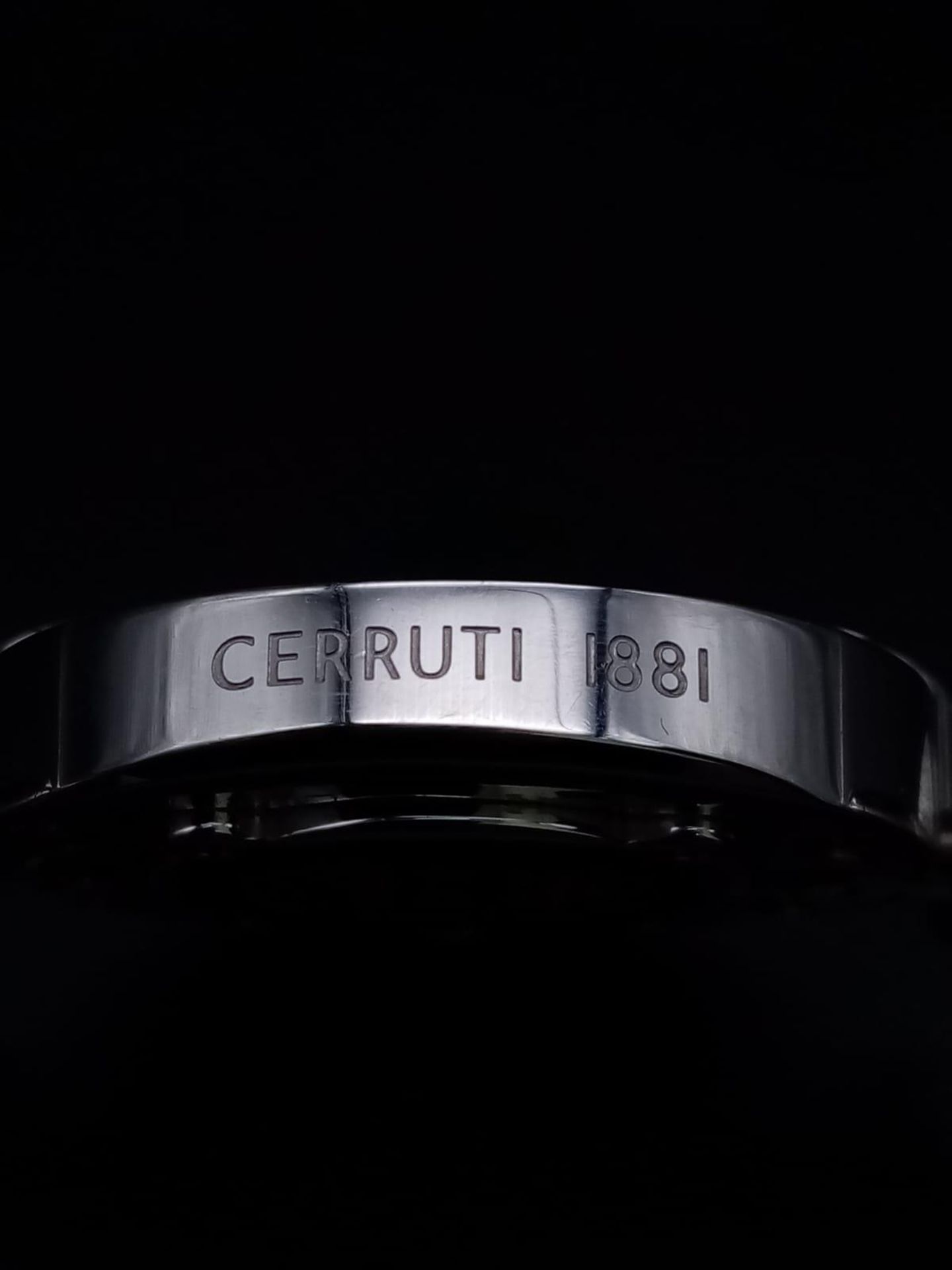 A fabulous, Italian designed, CERRUTI 1881 watch with floating “Happy diamonds” (synthetic). Case - Bild 17 aus 27