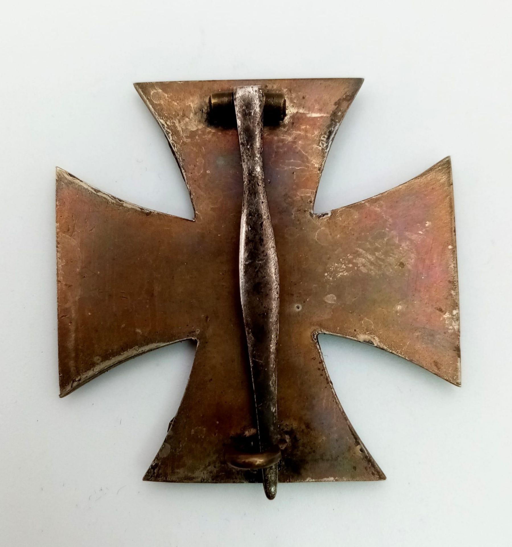 WW1 Imperial German Iron Cross 1st Class in Box. 3-part construction – iron centre. - Image 3 of 4