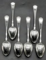 Parcel of 6, Early 1900's, Etruscan Sterling Silver Teaspoons by Gorham, Birmingham. Marked with