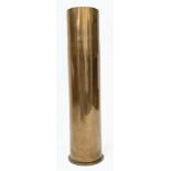 1918 German brass artillery shell. Polte Magdeburg. Fully marked on base. Height 500mm, dia 130mm.
