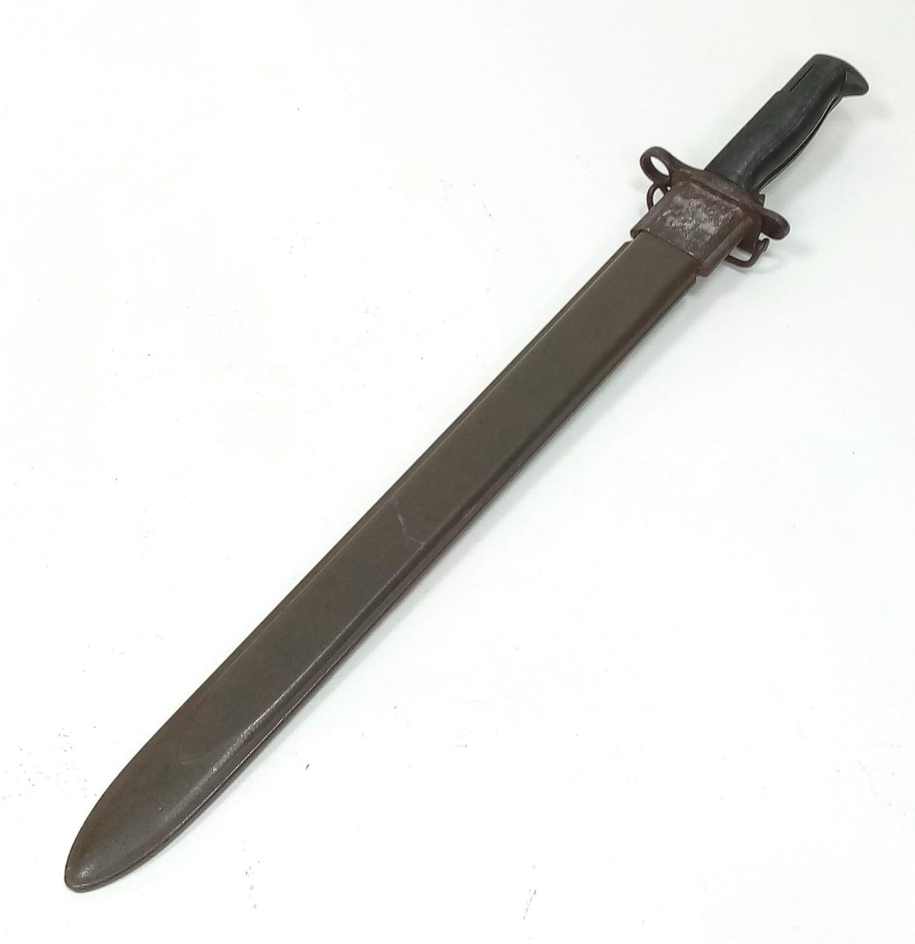 US Springfield Rock Island Arsenal M1905 16” Bayonet Dated 1906 re-issued in 1942 for the Garand - Image 7 of 15