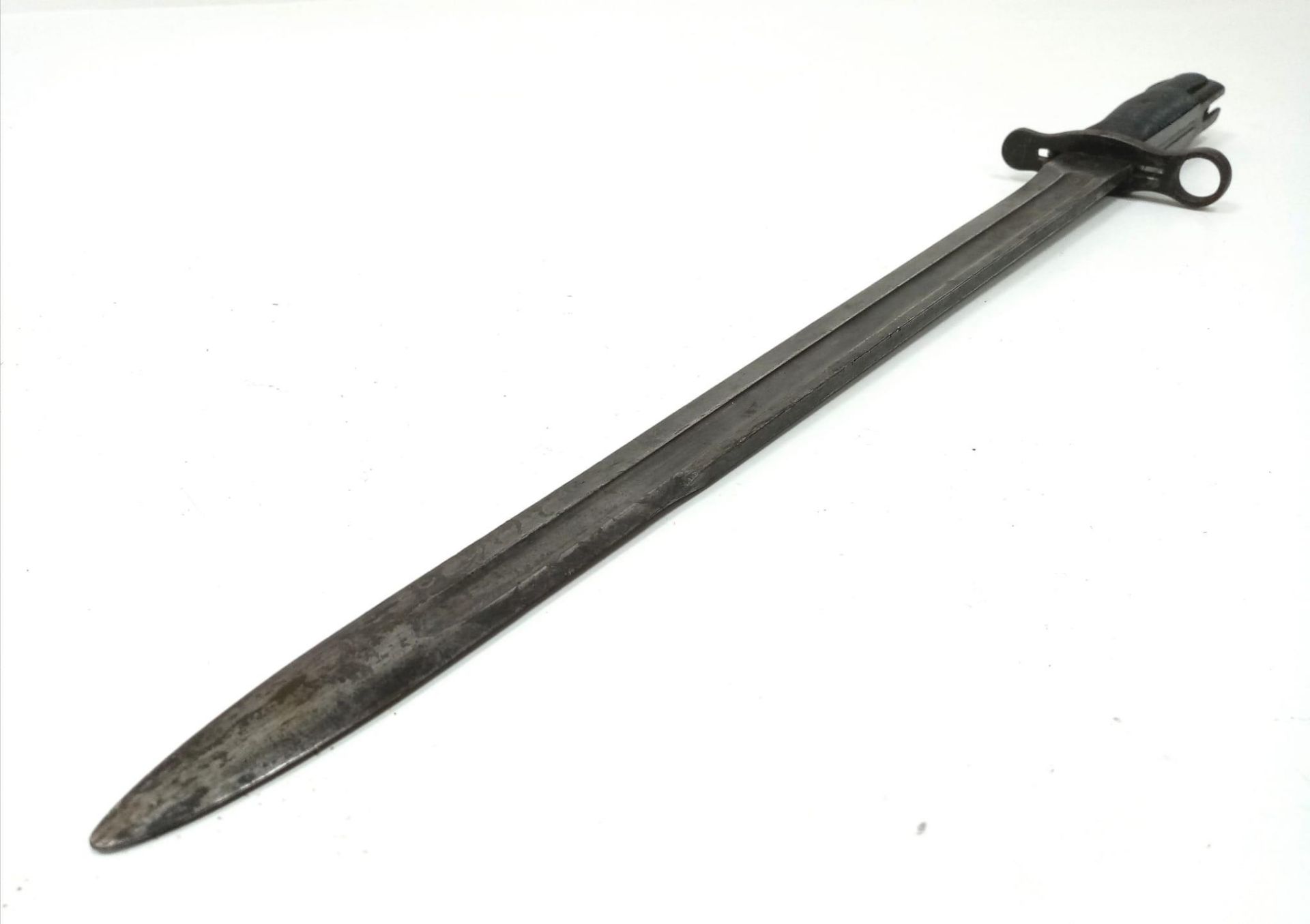 US Springfield Rock Island Arsenal M1905 16” Bayonet Dated 1906 re-issued in 1942 for the Garand - Image 3 of 15
