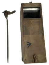 WW1 British Adams Folding Trench Periscope in its original canvas carry case. Circa 1916.