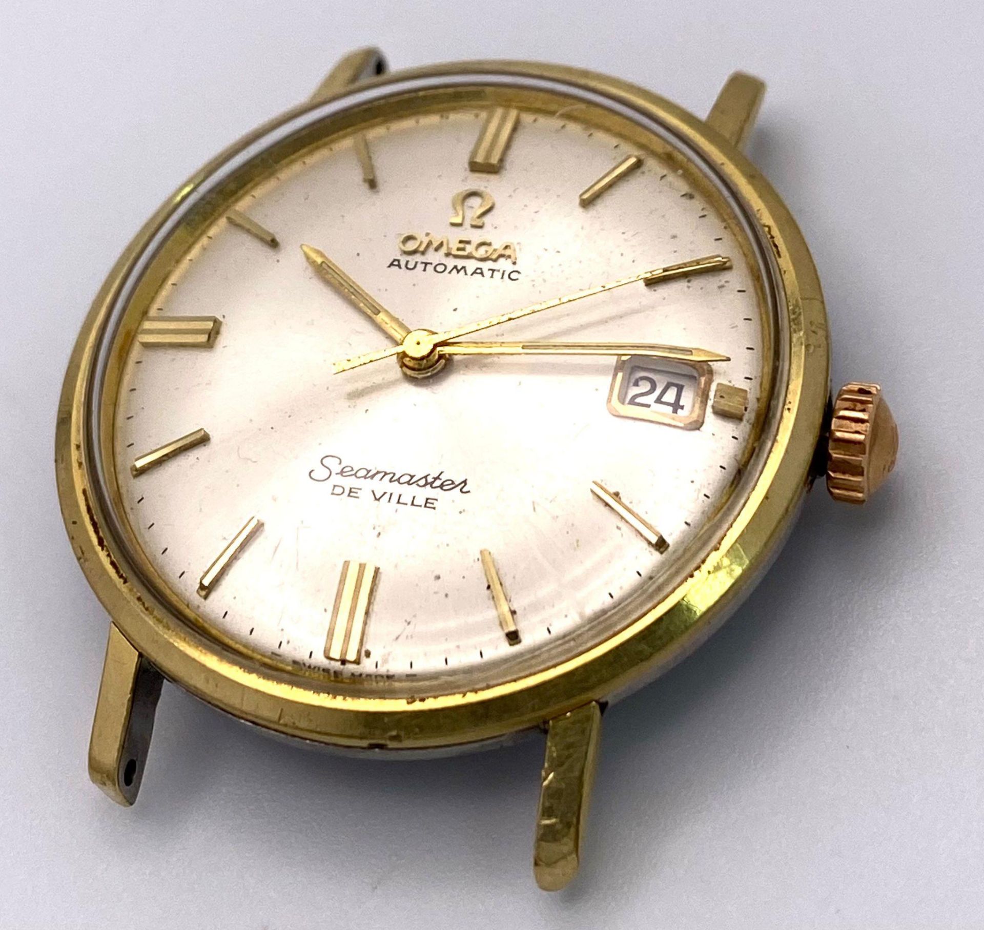 A vintage Omega Seamaster Automatic Watch Case. Case measures 33mm, water resistant and date. In