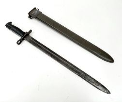 US Springfield Rock Island Arsenal M1905 16” Bayonet Dated 1906 re-issued in 1942 for the Garand
