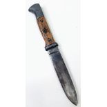 An Original WW2 Hitler Youth Knife. 24.5cm Length, Very Good Condition. Marks on Blade RZM M7/80-40