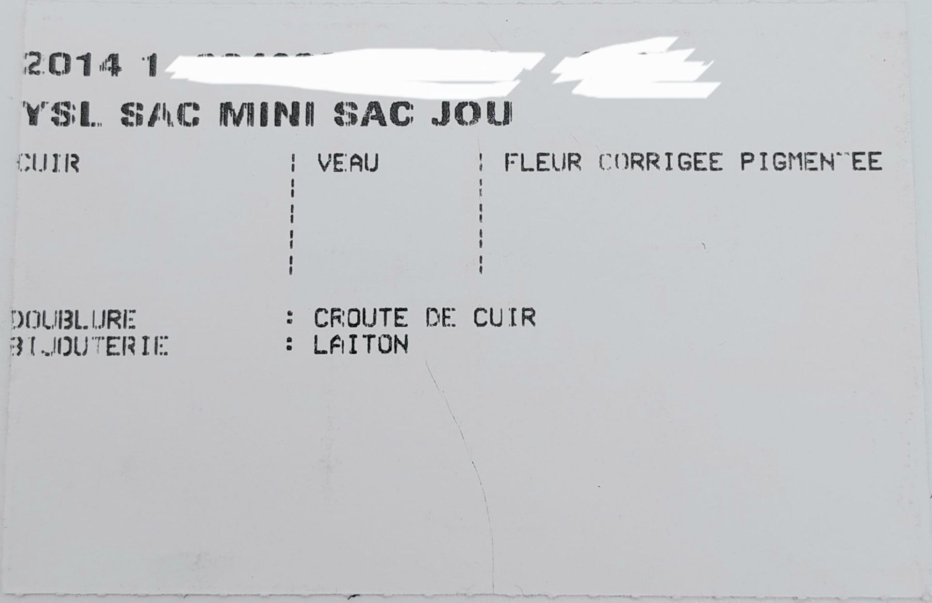 A Saint Laurent Sac de Jour Handbag. Crocodile embossed leather exterior with silver hardware and - Bild 16 aus 21