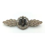 3rd Reich Luftwaffe Silver Grade Flying Clasp-Short Range Day Fighter. Maker W. Deumer, Lüdenscheid.