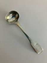 Antique WILLIAM IV SILVER MUSTARD SPOON Having clear hallmark for Hayne and Cater, London 1836.