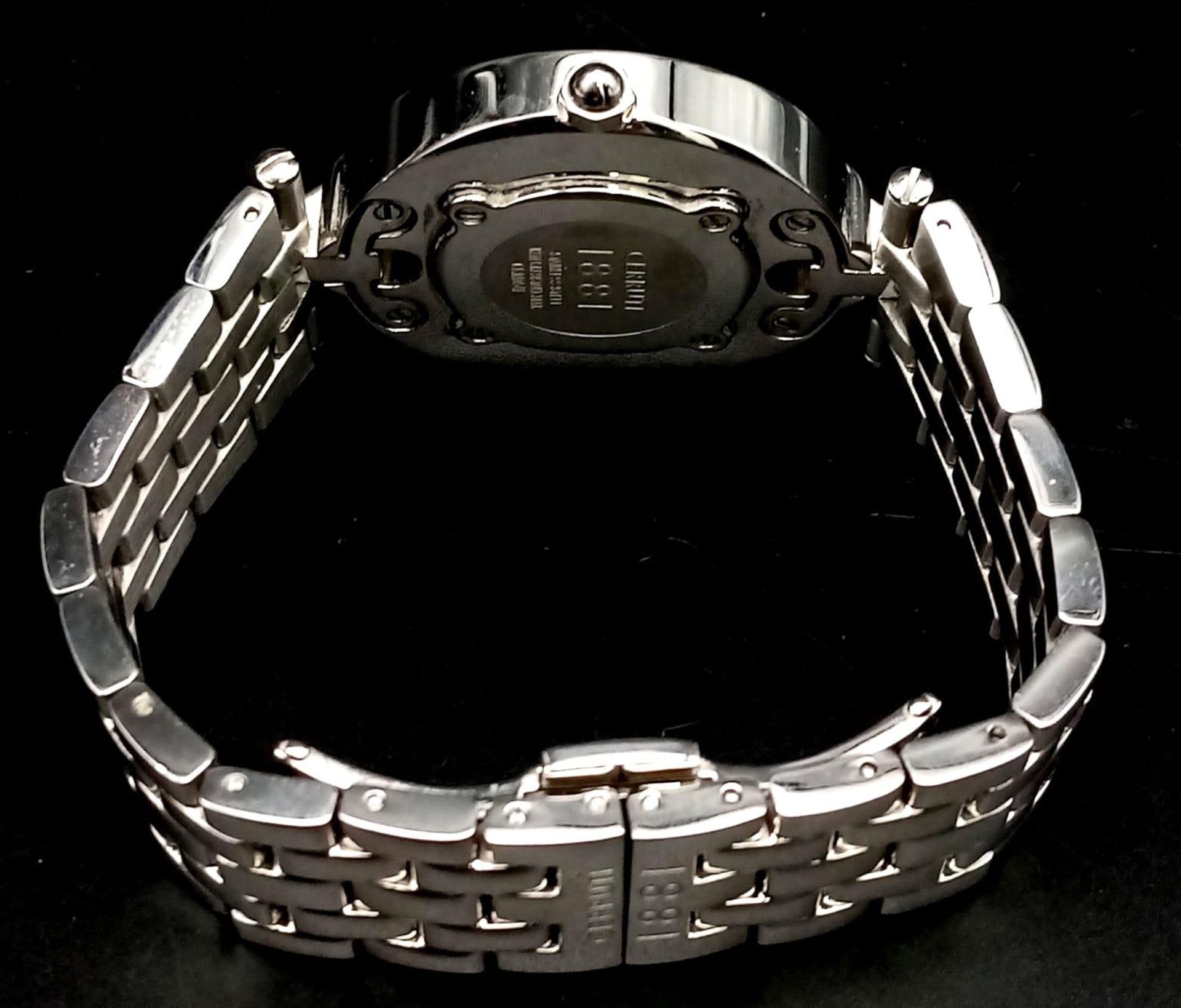 A fabulous, Italian designed, CERRUTI 1881 watch with floating “Happy diamonds” (synthetic). Case - Bild 10 aus 27