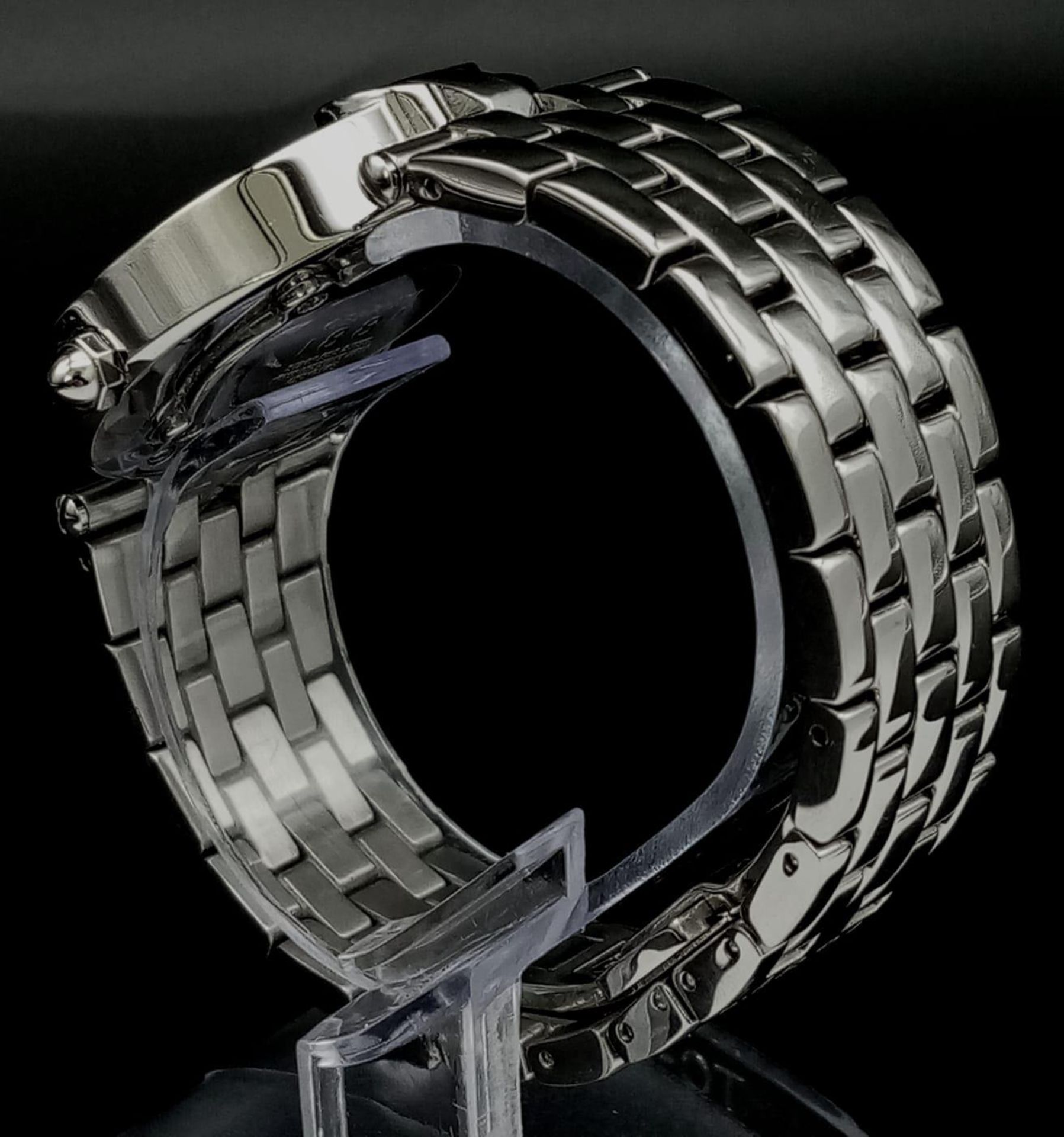 A fabulous, Italian designed, CERRUTI 1881 watch with floating “Happy diamonds” (synthetic). Case - Bild 12 aus 27