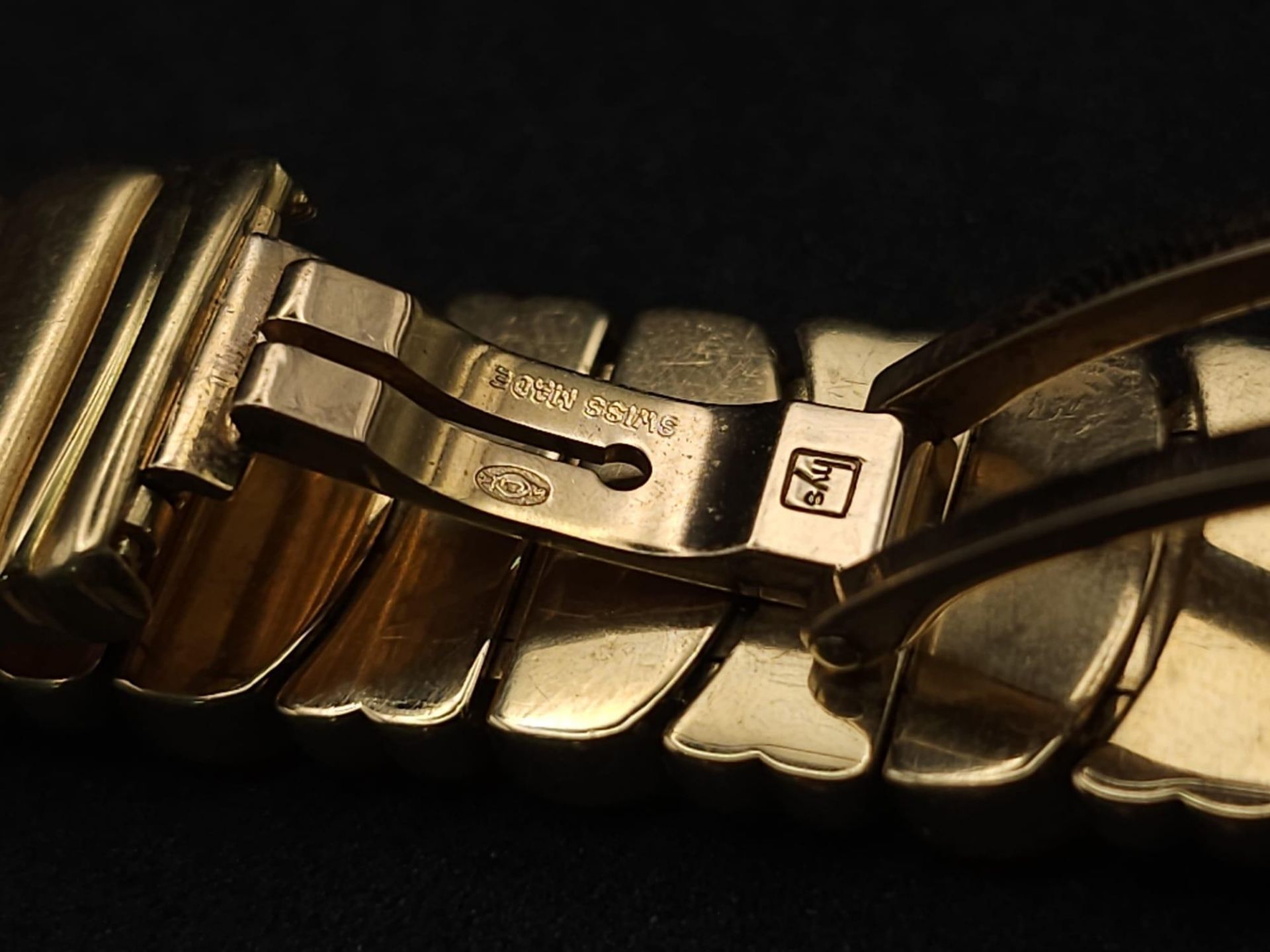 A Cartier Paris 18k Gold and Diamond Ladies Watch. 18k gold and diamond encrusted bracelet and - Bild 18 aus 29