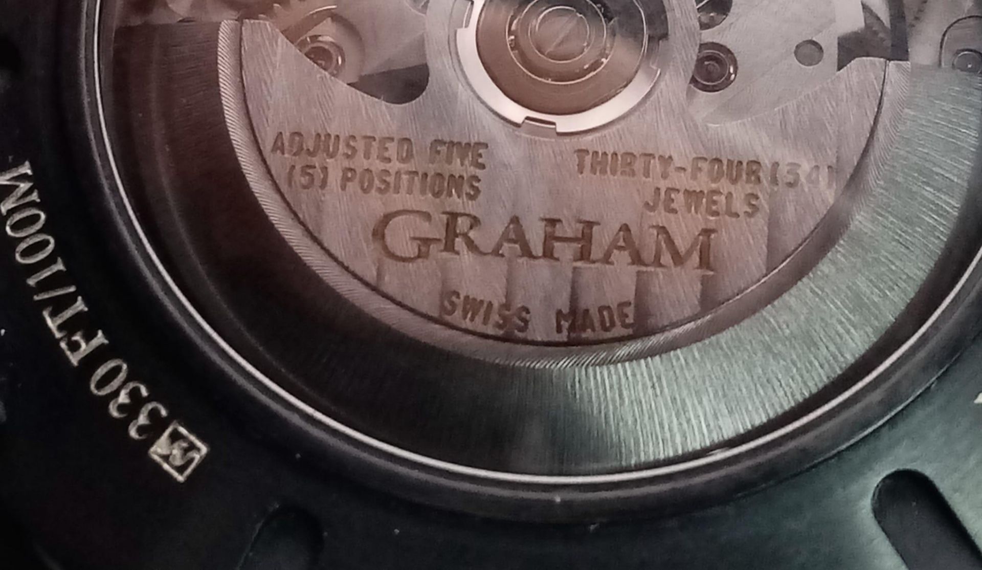 A Graham Swordfish Chronograph Automatic Gents Watch. Black rubber strap. rubber and steel case - - Bild 11 aus 13
