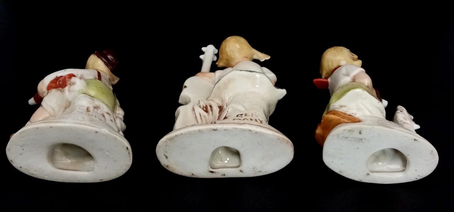 Three Hand-Made Vintage German Schaubach Kunst Children Porcelain Figures. All are marked Germany - Image 4 of 6