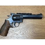 A Deactivated Brocock Target Trophy Revolver with Rotating Cylinder. Latest EU deactivation