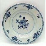 An Early 19th Century Blue and White Chinese Ceramic Plate. 24cm diameter. Please see photos for