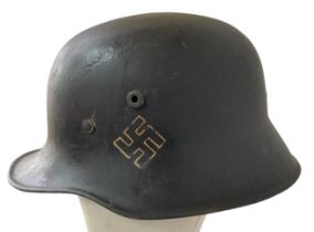 3rd Reich Transitional SS-VT M18 Helmet.
