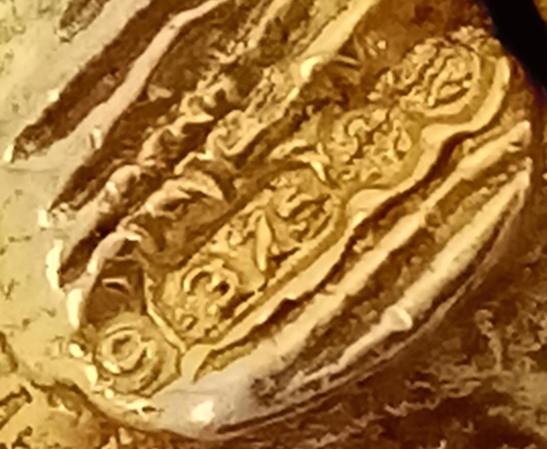 A 9K Yellow Gold Articulated Cock Charm/Pendant. 2cm. 3.33g weight. - Bild 4 aus 4
