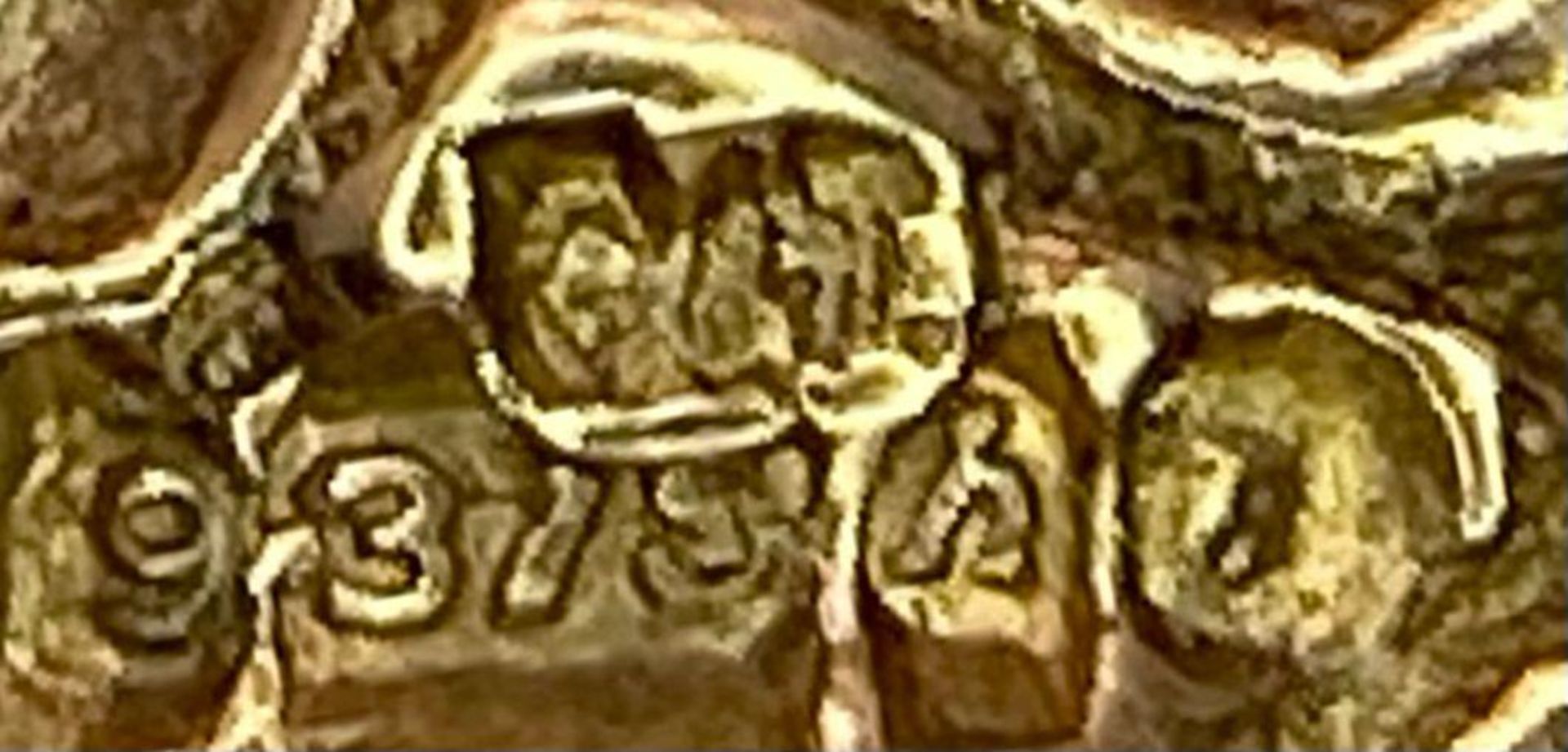 An Antique Mid-Karat Gold (tested) Carnelian Seal Fob Pendant. 2cm. 3.48g total weight. - Bild 4 aus 4