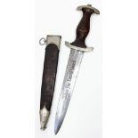 Early 3rd Reich S.A Dagger. A very straight piece with lots of potential for restoration. Very