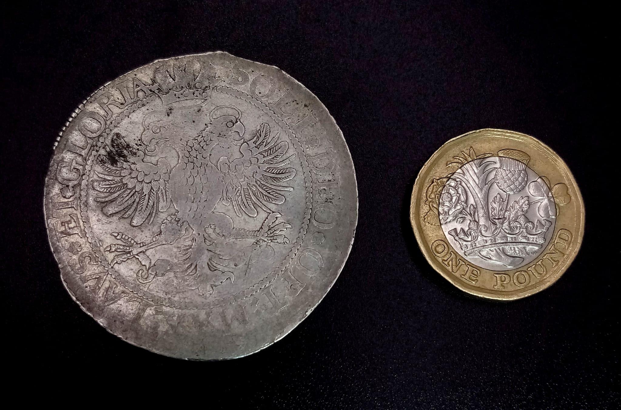A 1623 Swiss Silver St. Gallen Large Thaler Coin. Please see photos for conditions. - Image 3 of 3