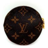 Louise Vuitton Coin Wallet, 2020 Christmas Animation Bumper Cars edition. LV monogrammed pattern,