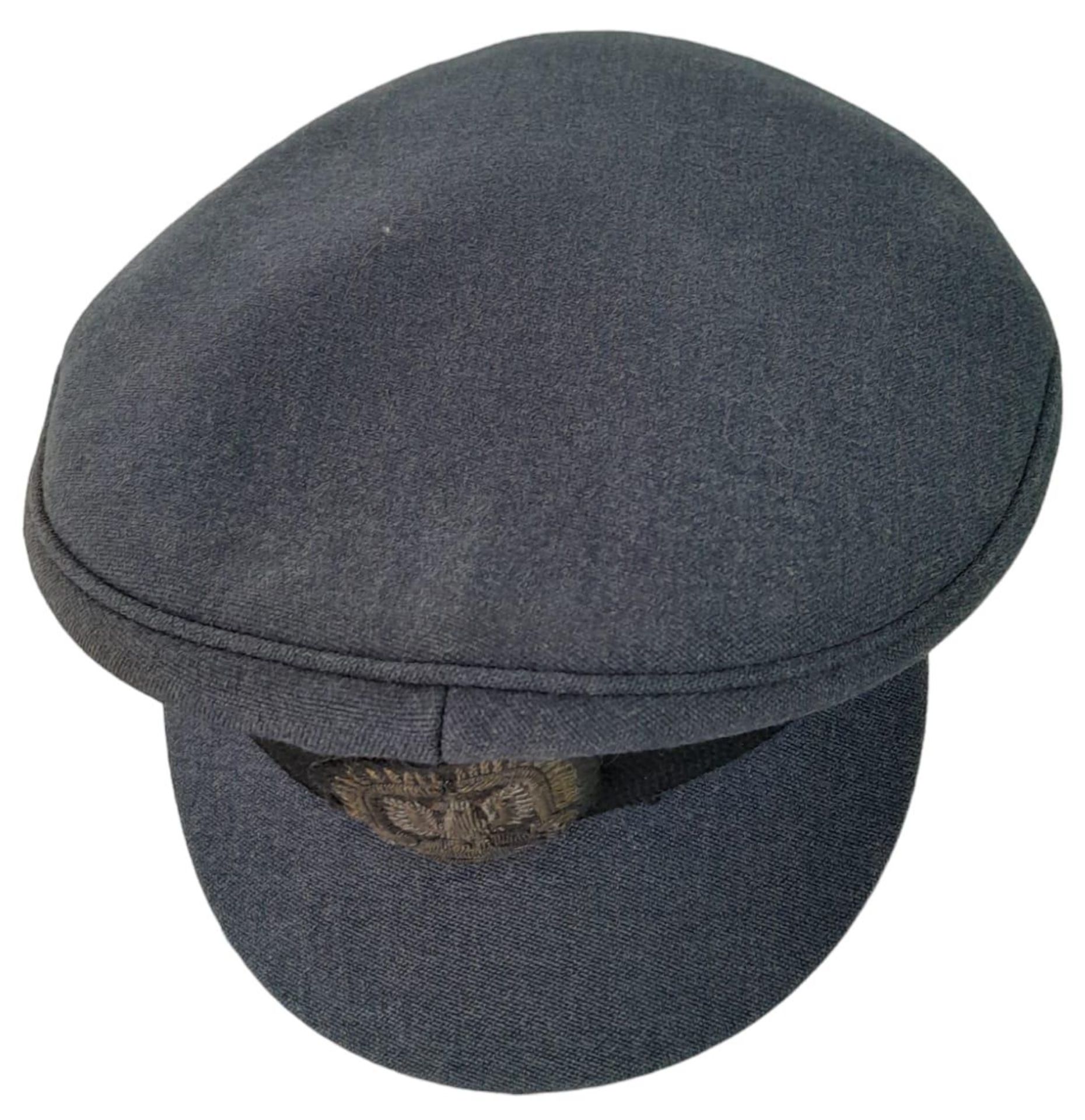 WW2 Royal Airforce Cap with Polish Airforce Bullion Badge. - Bild 3 aus 6