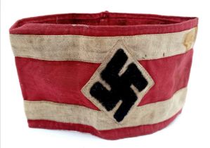 Original Small Child Size Hitler Youth Armband. Found in an old wardrobe in Germany.