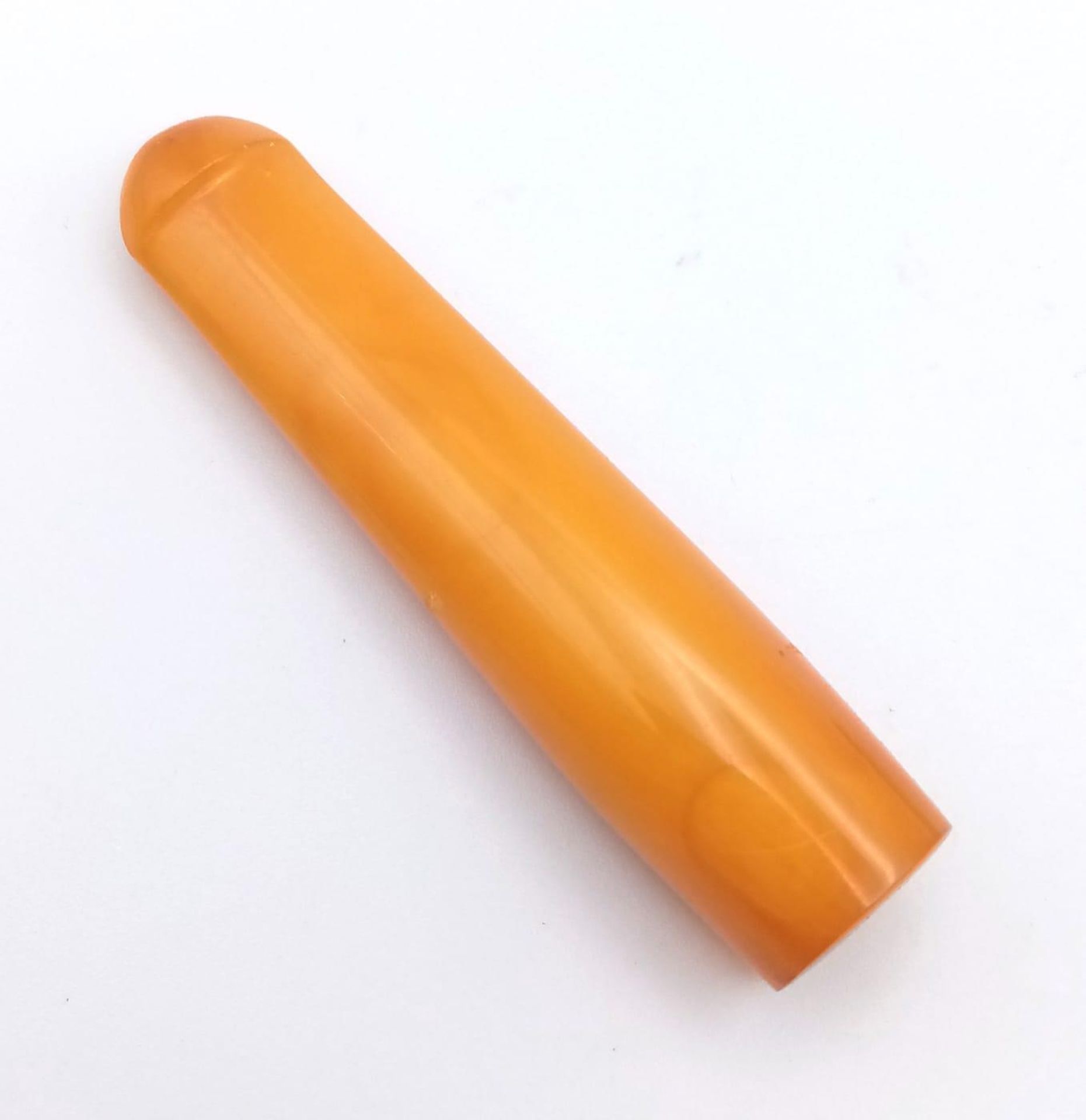 A Vintage Amber Cheroot Holder in Original Box - 8cm. - Image 2 of 5