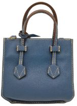 Moreau Bregancon Bag. Top quality leather and craftmanship. Comes with shoulder strap. Zip top